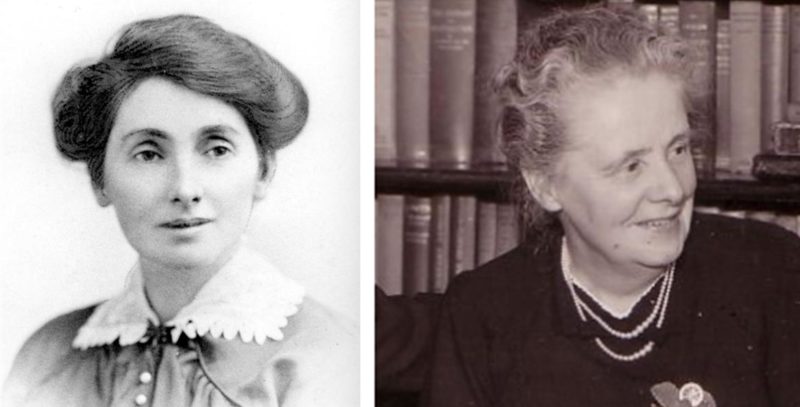 Left: Image of Rose Davies. RIght: Image of Elizabeth Andrews